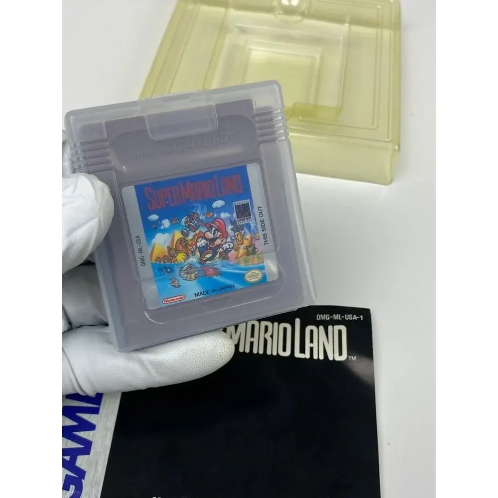 1989 Original Super Mario Land Gameboy Game w/ Original Box & Instruction Manual